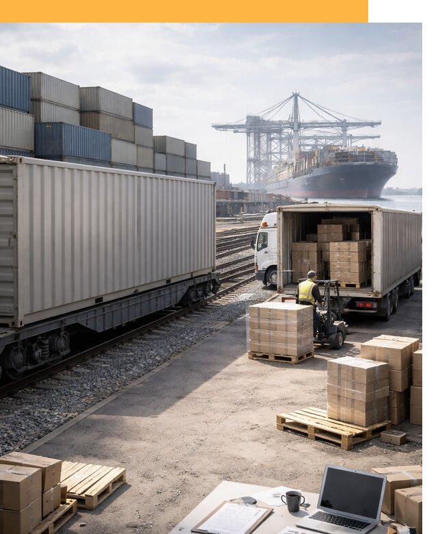 Мультимодальные перевозки грузов по миру от 45486 руб