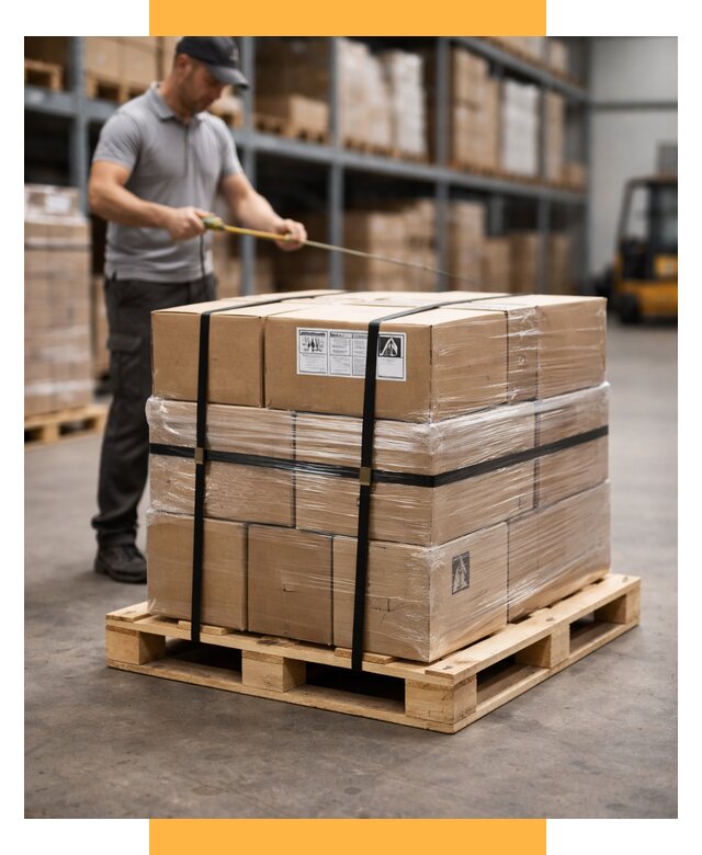 Упаковка и паллетирование грузов от 3538 р. | СетСервис-Бгл