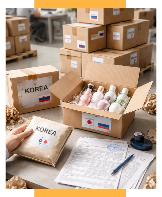 Доставка косметики из Кореи от 8592 р. под ключ | СетСервис-Бгл