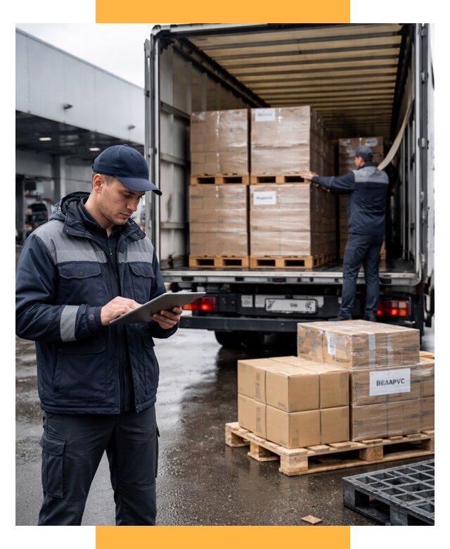Доставка грузов из Беларуси от 15162 р. логистика СетСервис-Бгл