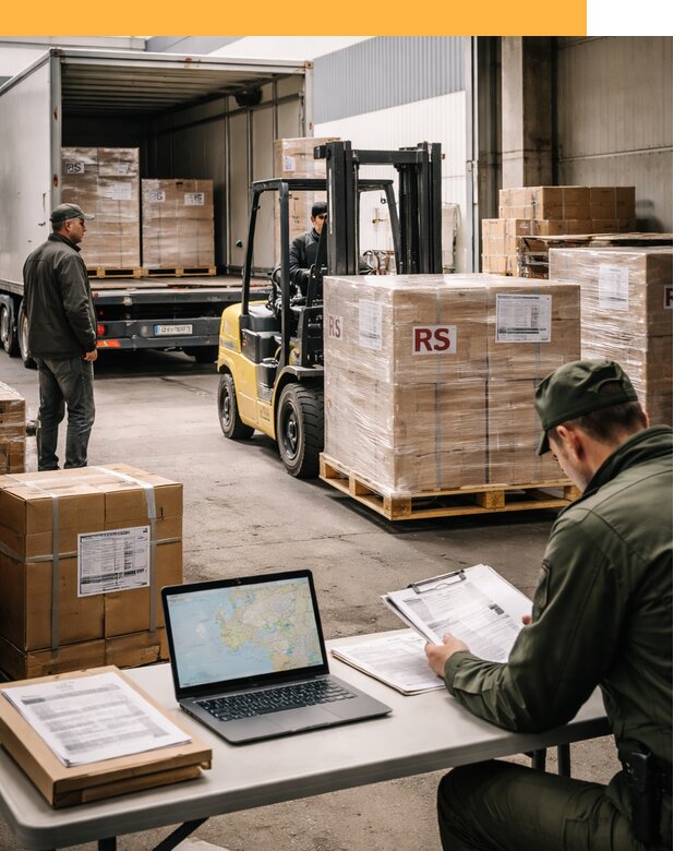 Доставка грузов в Сербию от 45486 руб, международные перевозки