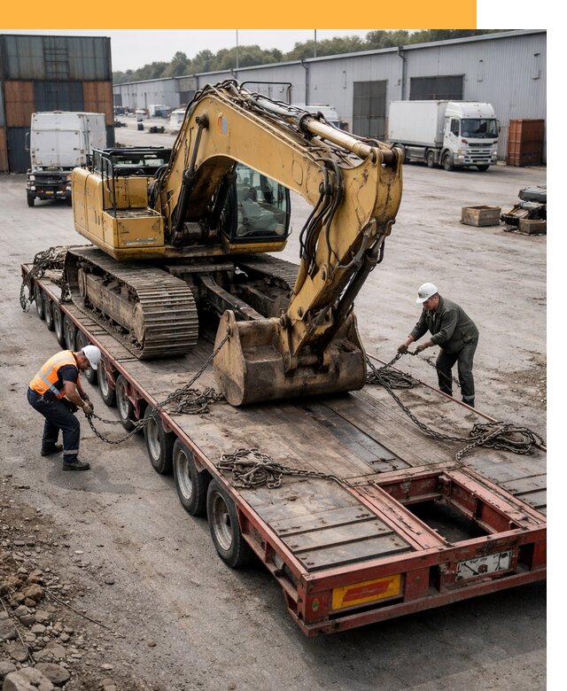 Перевозка спецтехники по России и миру от 45486 руб