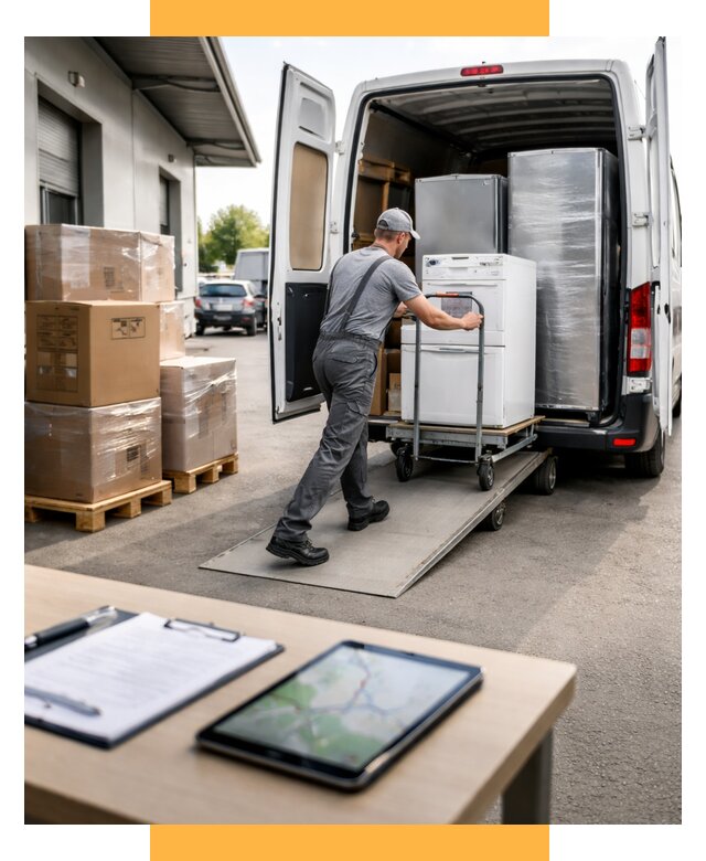 Перевозка бытовой техники от 6570 р. - логистика СетСервис-Бгл