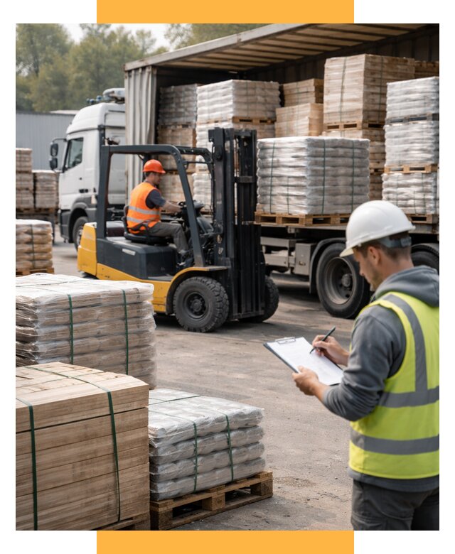 Перевозка строительных материалов от 5559 р. | СетСервис-Бгл