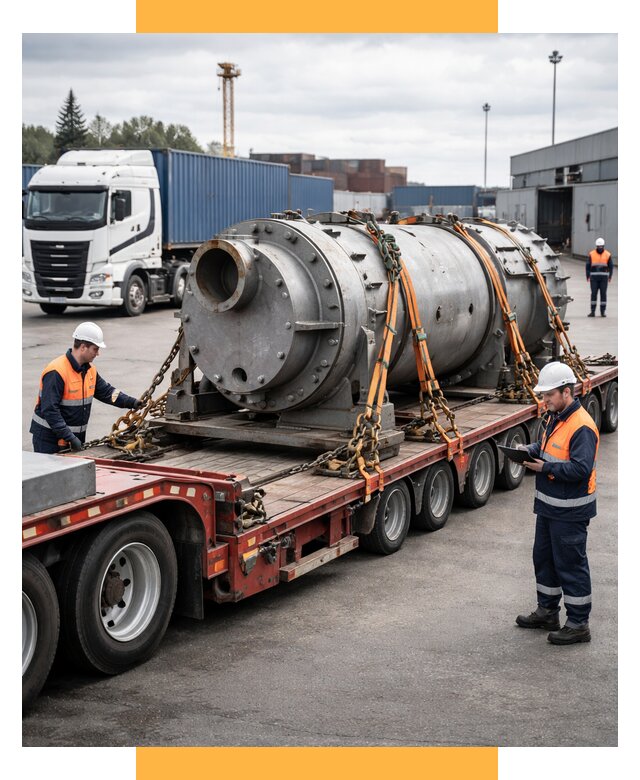 Перевозка тяжеловесных грузов под ключ от 151620 р. | СетСервис-Бгл