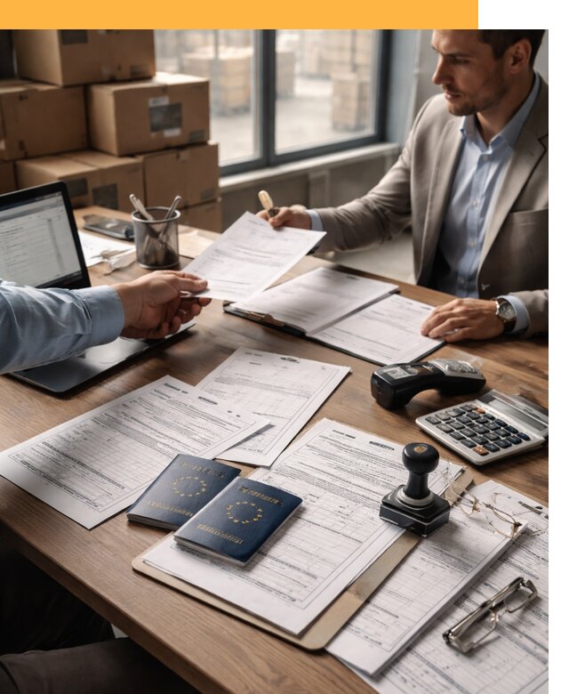 Таможенное оформление грузов из Европы от 8592 руб