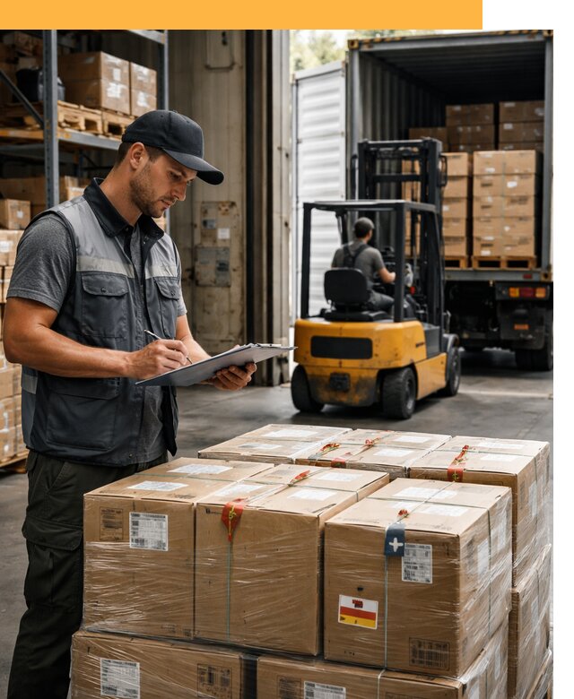 Реэкспорт товаров с таможенным оформлением и доставкой от 12130