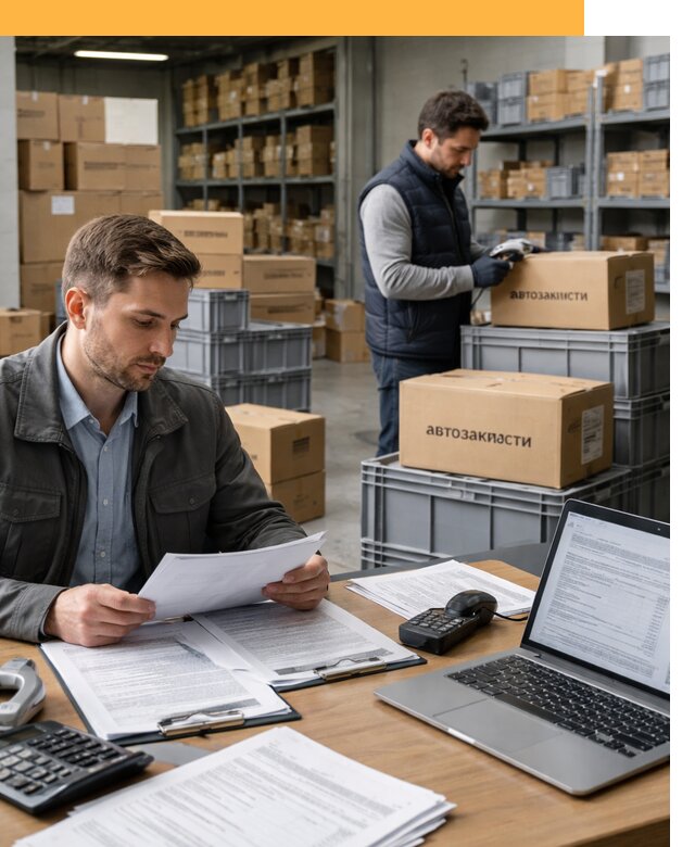 Таможенное оформление автозапчастей по выгодным тарифам от 8592