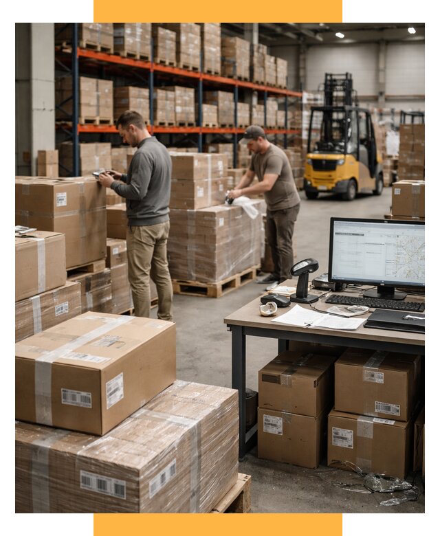 Склад консолидации в Европе от 6570 р., услуги СетСервис-Бгл